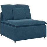  Modularna sofa s jastucima, plava baršunasta | Eponuda.com