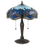  Endon 64089 - Stona lampa Tiffany DRAGONFLY 2xE27/60W/230V, prečnik 41 cm | Eponuda.com