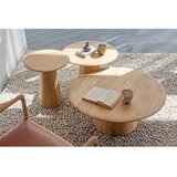 Gazzda Okrugao stolić za kavu od punog hrasta u prirodnoj boji ø 80 cm Mushroom – | shoptok.hr