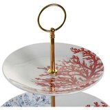 Posuda za Voće DKD Home Decor 27 x 27 x 34 cm Porculan Plava Metal Fuksija Bijela | shoptok.hr