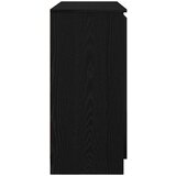  Komoda s ladicama crni hrast 100,5x35x76 cm konstruirano drvo | shoptok.hr