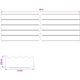  Samoljepiva brtvila za prozore Bijela 15 x 8 mm 25 m EPDM pjena | shoptok.hr