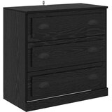  Komode 2 pcs Crni hrast 70 x 35,5 x 67,5 cm Konstruirano drvo | shoptok.hr