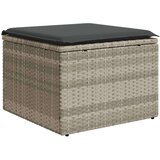 vidaXL 7-dijelni set vrtnih sofa svjetlosivi od poliratana | shoptok.hr