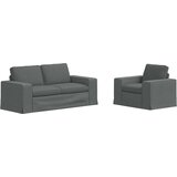  Set sofe 2 pcs Tamno siva 182 x 80 x 82 cm tkanina | shoptok.hr
