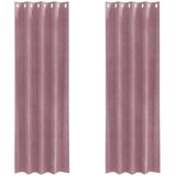  Zavjese za zamračivanje 2 pcs Tamno ružičasta 140 x 245 cm | shoptok.hr