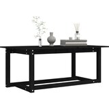  Stolić za kavu crni 110 x 55 x 45 cm od masivne borovine | Eponuda.com