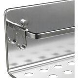 Tatay zidna pravokutna polica Serenity 30x10x5,5 cm aluminij srebrna | shoptok.hr