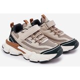 Boto Sneakers Sports Shoes For Children With Velcro Beige Ronivelle | Shoptok.si