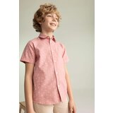 Defacto Boy Regular Fit Polo Neck Poplin Short Sleeve Shirt | shoptok.hr