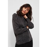 Marisse Melange Sweatshirt With Puff Sleeves Z-Bl-3616 Graphite Mel | shoptok.hr