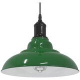 vidaXL Visilica podesiva po visini E27 sjajno zelena Ø 31 cm metal Cijene