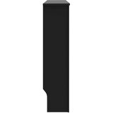 vidaXL Pokrov radiatorja 2 pcs Črna 112x19x81.5cm Konstruiran les | Shoptok.si