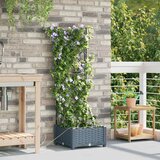  Vrtna saksija Svijetlo siva 40 x 40 x 126 cm Plastika | shoptok.hr