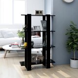 vidaXL Ormarić za knjige / sobna pregrada crni 80 x 30 x 123,5 cm Cijene