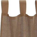 Voile zavjese s petljama 2 kom svijetlosmeđe 140x225 cm | shoptok.hr