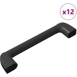 Drška Jednobojno 12 pcs Crna 380 x 34 x 85 mm Aluminij i PP | shoptok.hr