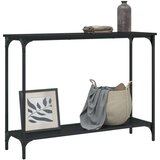  Konzolni stol crni 101 x 30 5 x 75 cm od konstruiranog drva | shoptok.hr