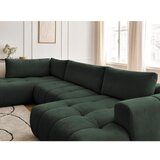 Bobochic Paris Zelena sklopiva/s prostorom za odlaganje kutna garnitura (s lijevim kutom/u obliku slova "U") Fuji – | shoptok.hr