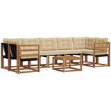  Set vanjskih sofa 8 kom. Prirodna i bež | shoptok.hr