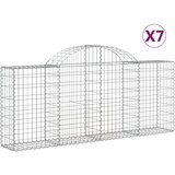  Lučne gabionske košare 7 kom 200x30x80/100 cm pocinčano željezo | Eponuda.com
