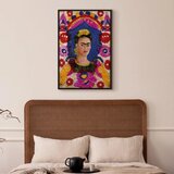  Slika - Frida Kahlo – The Frame (Self-Portrait) 80x120 U crnom drvenom okviru | shoptok.hr