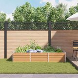  Vrtna visoka greda Svetlo rjava 240 x 80 x 45 cm, (5000287811) | Shoptok.si