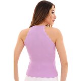Dewberry Z2022 WOMEN'S KROP BLOUSE-ON PURPLE | shoptok.hr