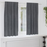 vidaXL Zavjese Super svjetlosiva Poliester 140 x 175 cm Zavjese | shoptok.hr