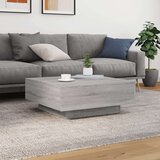  Stolić za kavu boja sivog hrasta sonome 80x80x31 cm od iverice | shoptok.hr