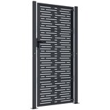  Vrtna vrata antracit boje 100x175 cm čelična kvadratna dizajna | shoptok.hr