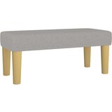  Box spring postelja z vzmetnico svetlo siva 80x200 cm blago, (20846685) | Shoptok.si