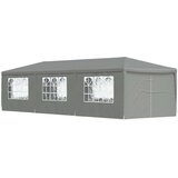 vidaXL Zabavni šotor 900 x 300 x 255 cm Svetlo siva PE in jeklo, (5000219008) | Shoptok.si