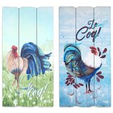 Signes Grimalt Pijetlovi Zidni Ukras Set 2U Multicolour Cijene