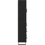  Highboard 2 kom. Crni hrast 69,5 x 34 x 180 cm | shoptok.hr