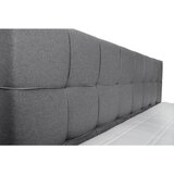 CARRYHOME POSTELJA BOXSPRING 180 cm x 200 cm , tekstil siva | Shoptok.si
