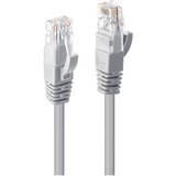 Lindy 48001 RJ45 omrežni kabel\, Patch kabel CAT 6 U/UTP 0.50 m siva 1 kos, (20419711) | Shoptok.si