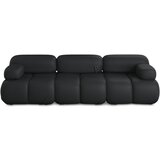 Makamii Crna sofa od imitacije kože 285 cm Lokua – Cijene
