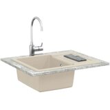  Umivalnica Bež 620 x 500 mm 80% Kvarc in 20% Smola, (5000160168) | Shoptok.si