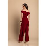 Fenzy Elegantni Asimetrični Komplet Majice I Hlača, Bordo | shoptok.hr
