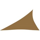 vidaXL Jedro za zaštitu od sunca 160 g/m² sivosmeđe 3 x 4 x 5 m HDPE | shoptok.hr