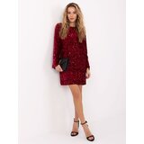 Italy Moda Dress-MI-SK-A2813.64-burgundy | shoptok.hr