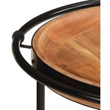vidaXL Pomoćni stolić Ø55x60 cm puno drvo bagrem | shoptok.hr