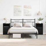  Noćni ormar 2 pcs Crni hrast 40 x 35 x 65 cm Konstruirano drvo Cijene