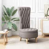 vidaXL Fotelja sa zaštitom Sivo-smeđa 56,5 x 70 x 110 cm tkanina Cijene