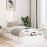  Otoman krevet s pohranom Bijelo 193 x 120 x 25 cm Iverica - Bijelo 100 x 200 cm | shoptok.hr