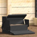 Feeder s nogom za piliće Crna 50 x 40 x 29 cm u