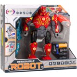  Robot Weapon za sastavljanje s zvučnim i svjetlosnim efektima - crveni | shoptok.hr