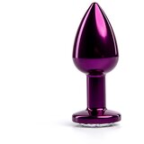 Fantasy Mali metalni analni dildo sa dijamantom, Ljubičasti Cene