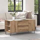 vidaXL Kava Stol Umjetnički hrast 102 x 44,5 x 50 cm Konstruirano drvo | shoptok.hr